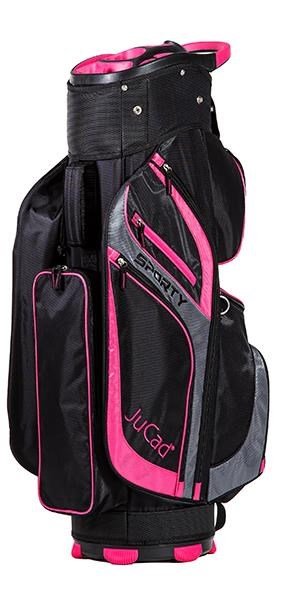 JuCad Sporty cart bag, čierno/ružový