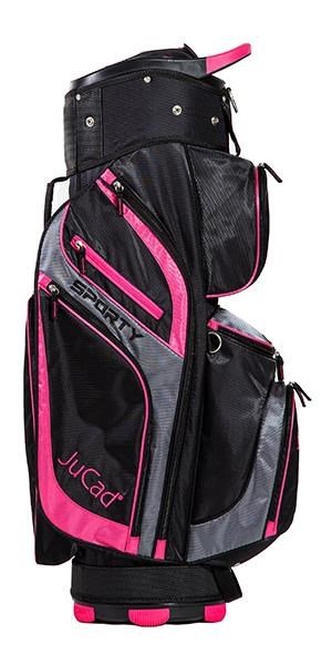 JuCad Sporty cart bag, čierno/ružový