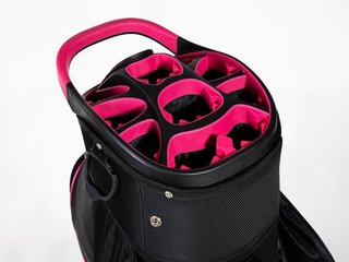 JuCad Sporty cart bag, čierno/ružový