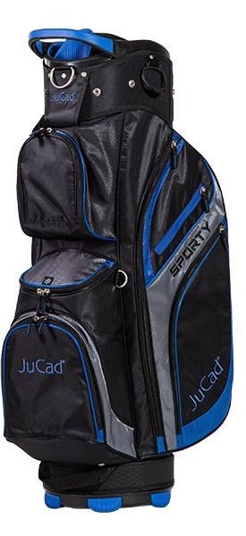JuCad Sporty cart bag, čierno/modrý