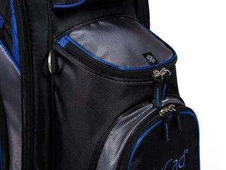 JuCad Sporty cart bag, čierno/modrý