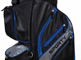JuCad Sporty cart bag, čierno/modrý