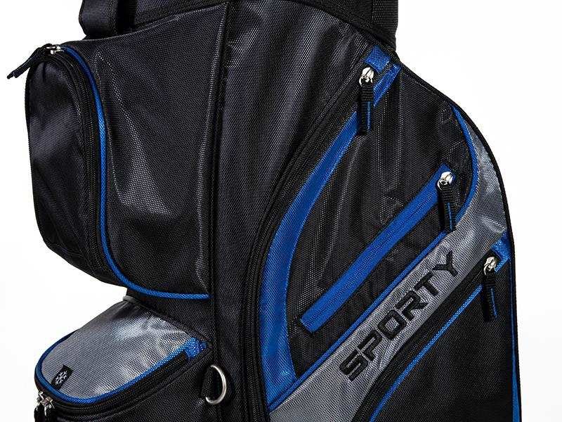 JuCad Sporty cart bag, čierno/modrý