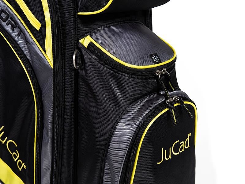 JuCad Sporty cart bag, čierno/žltý