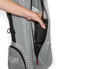 JuCad Superlight stand bag, sivý/biely