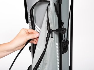 JuCad Superlight stand bag, sivý/biely