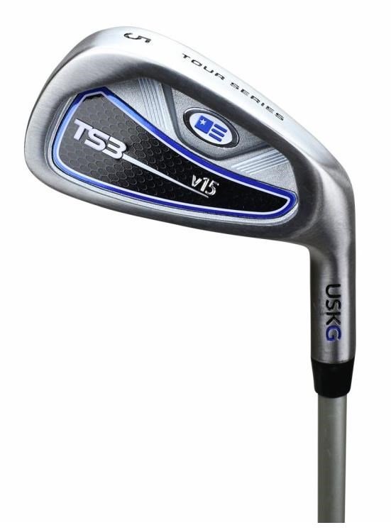 U.S. Kids Golf TS3-51 (130cm) V15 10-Club Combo juniorský golfový set, grafit