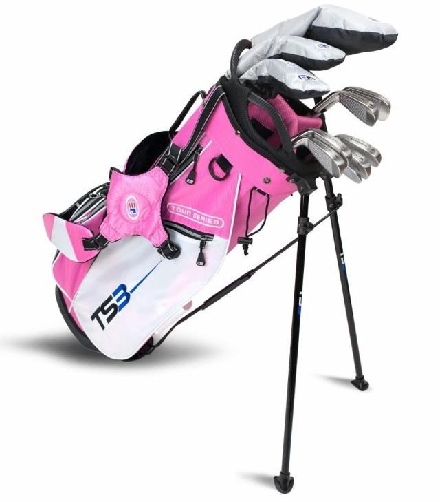 U.S. Kids Golf TS3-51 (130cm) V15 10-Club juniorský golfový set, grafit