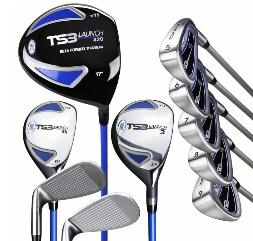 U.S. Kids Golf TS3-51 (130cm) V15 10-Club juniorský golfový set, grafit