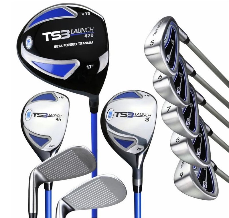 U.S. Kids Golf TS3-51 (130cm) V15 10-Club juniorský golfový set, grafit