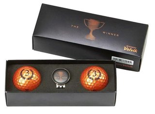 Volvik CHAMPION Box BRONZE golfové loptičky, bronzové