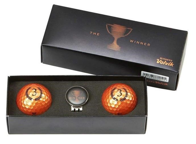 Volvik CHAMPION Box BRONZE golfové loptičky, bronzové