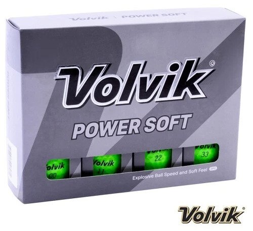 Volvik POWER Soft golfové loptičky (12balls), zelené