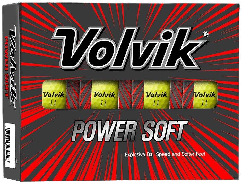 Volvik POWER Soft golfové loptičky, žlté