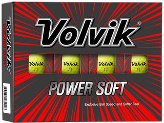 Volvik POWER Soft golfové loptičky, žlté