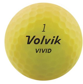 Volvik VIVID golfové loptičky, žlté
