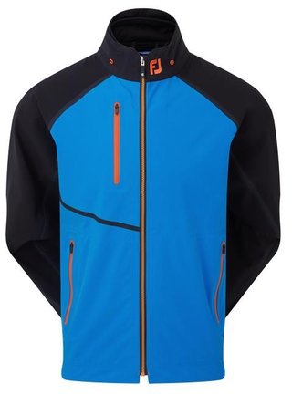 FootJoy HydroTour pánska bunda, zafírová/čierna/oranžová