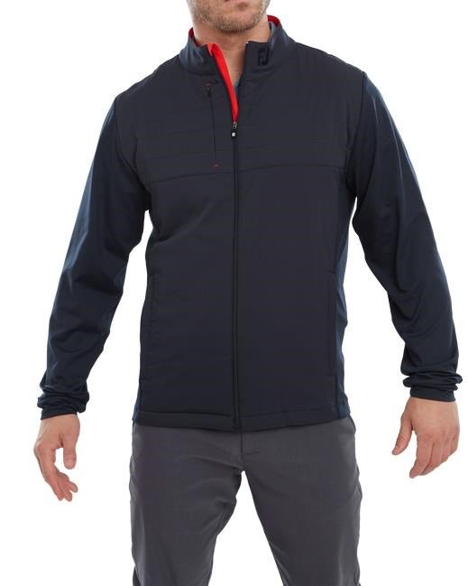 FootJoy FJ Hybrid pánska bunda, navy/červená