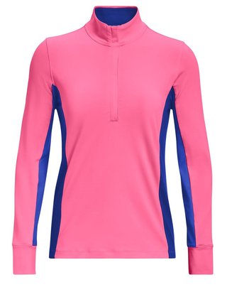 Under Armour Storm Midlayer 1/2 Zip dámska mikina, pink punk/versa blue