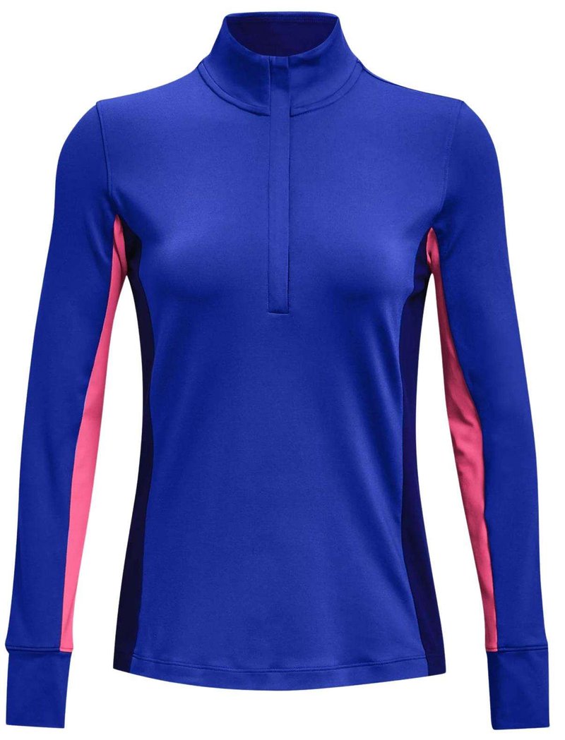 Under Armour Storm Midlayer 1/2 Zip dámska mikina, versa blue/pink punk
