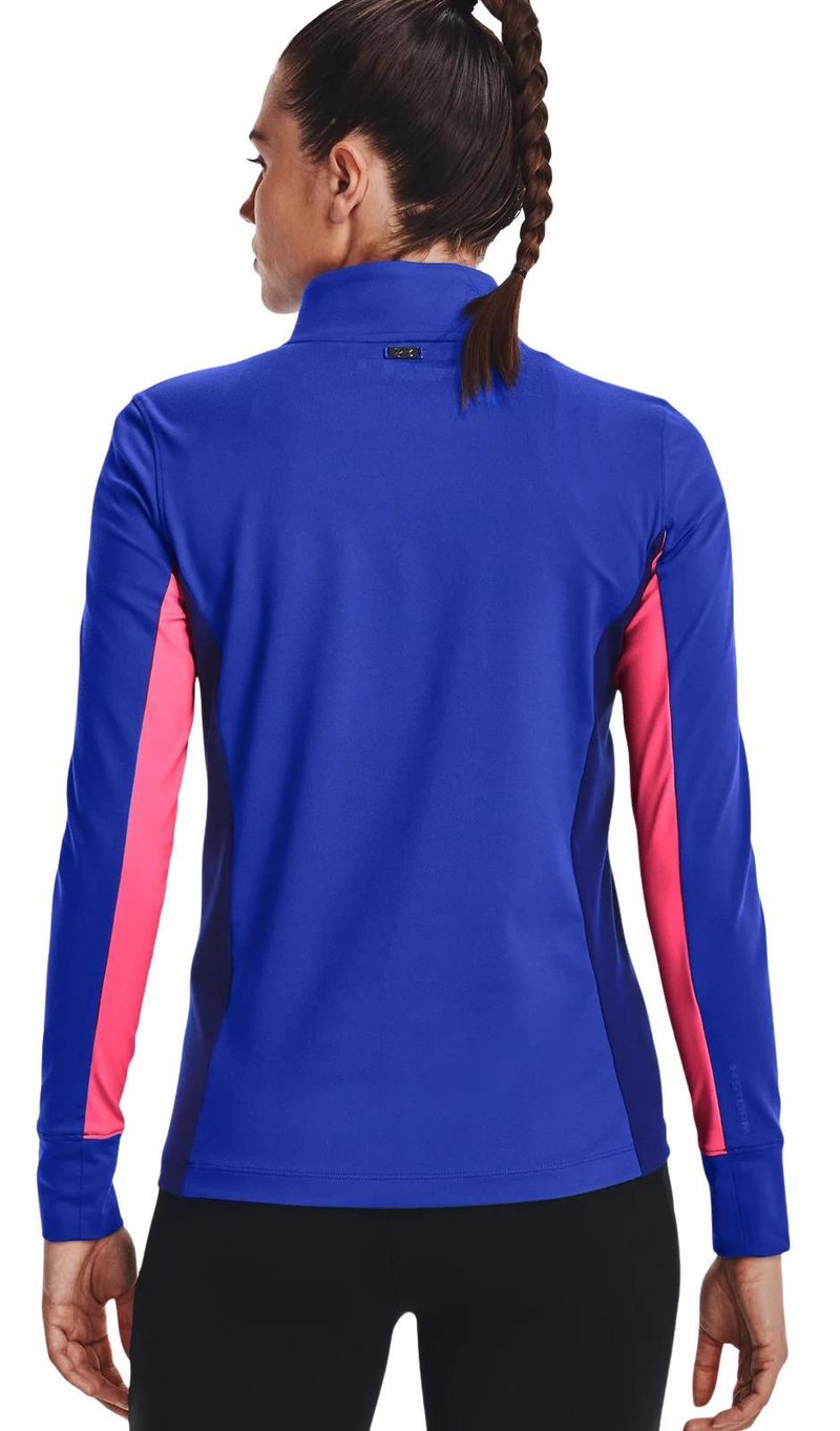 Under Armour Storm Midlayer 1/2 Zip dámska mikina, versa blue/pink punk