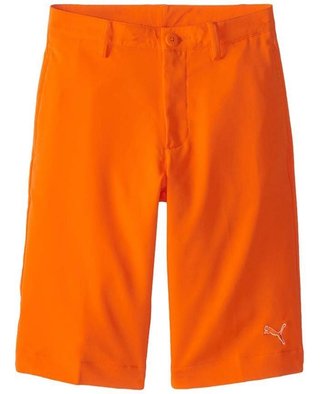 Puma Golf Tech juniorské kraťasy, vibrant orange