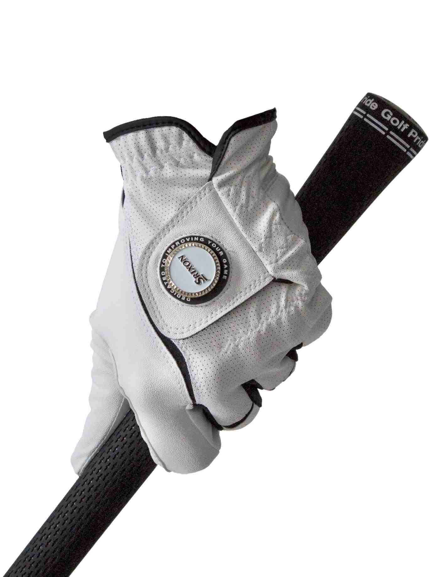 Srixon All Weather Ball Marker detská golfová rukavica, biela