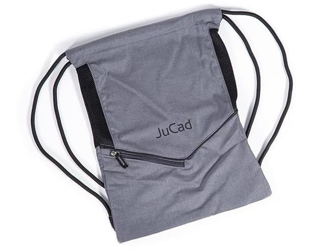 JuCad JuCad drawstring sports bag vak, šedá