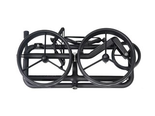 JuCad Carbon Shadow 3-kolesový manuálny vozík, matná čierna + prepravná taška JTT