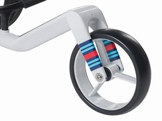 JuCad Carbon Racing manuálny vozík + prenosná taška JTT, biela