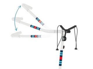 JuCad Carbon Racing manuálny vozík + prenosná taška JTT, biela