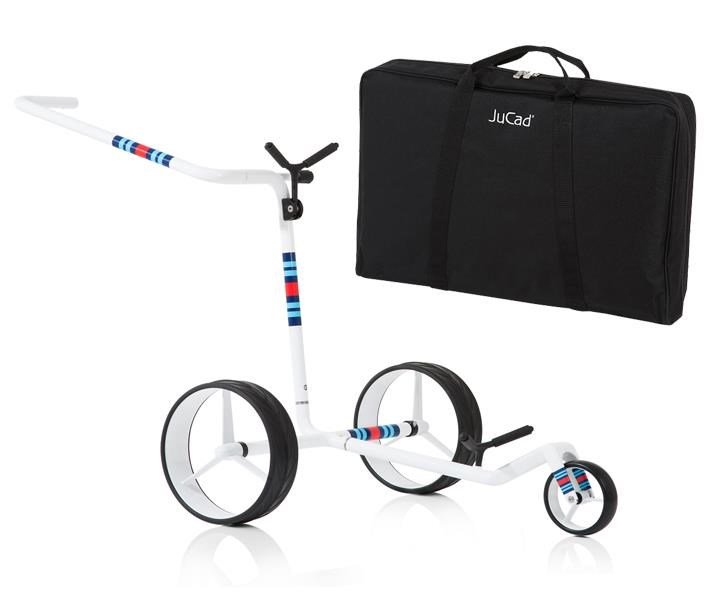 JuCad Carbon Racing manuálny vozík + prenosná taška JTT, biela