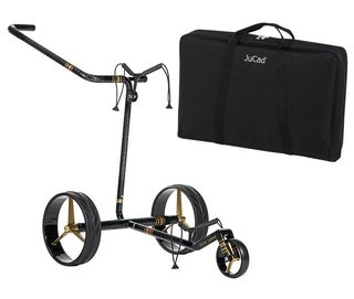 JuCad Carbon Special manuálny vozík + prenosná taška JTT, čierna