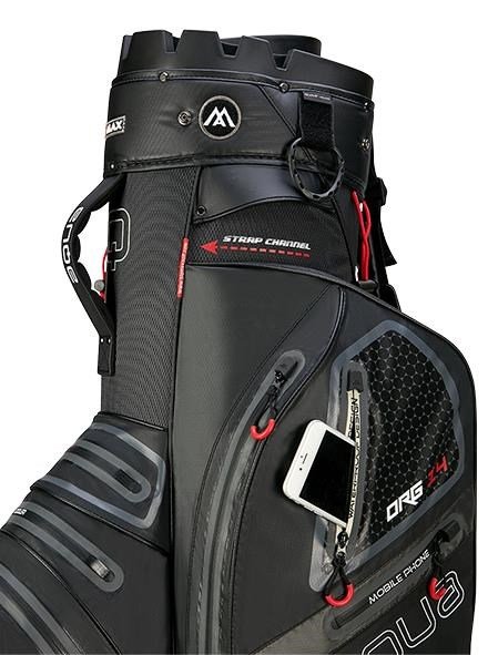 Big Max AQUA Silencio 4 Organizer cart bag, čierny