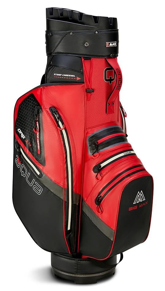 Big Max AQUA Silencio 4 Organizer cart bag, červeno/čierny