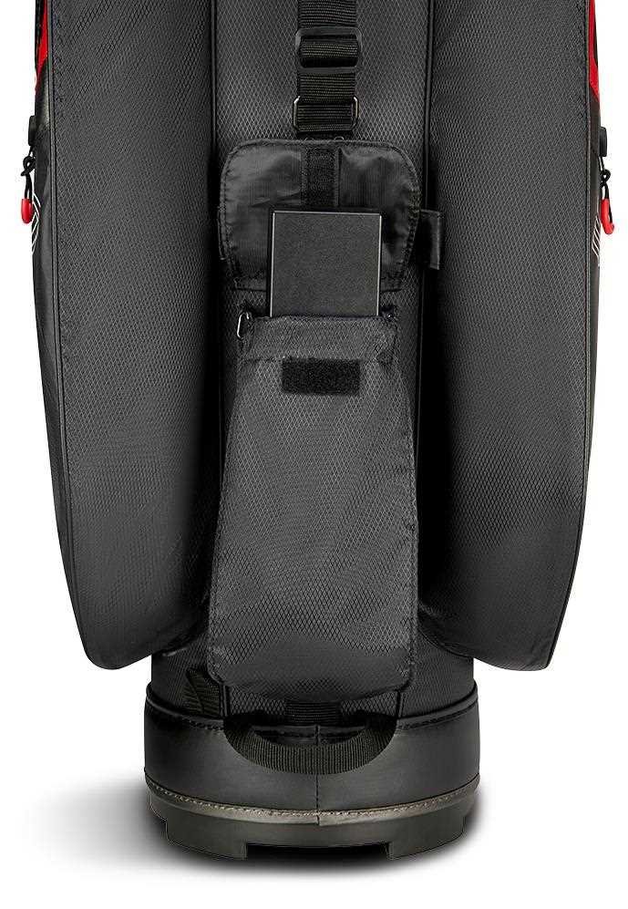 Big Max AQUA Silencio 4 Organizer cart bag, červeno/čierny