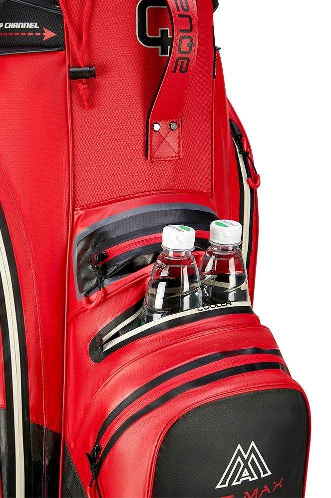 Big Max AQUA Silencio 4 Organizer cart bag, červeno/čierny