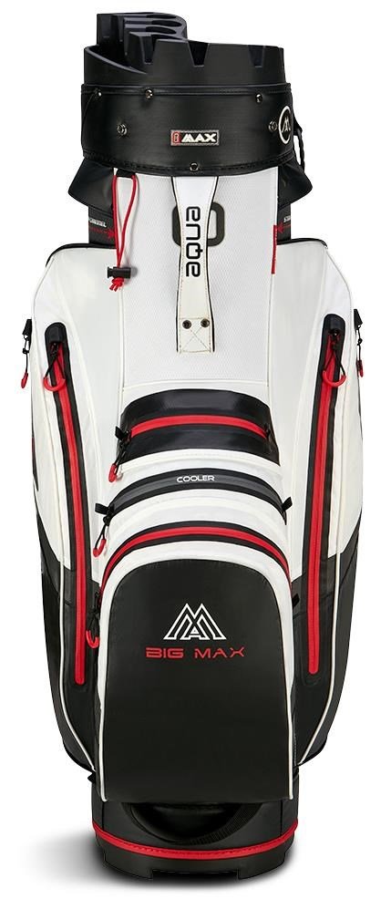Big Max AQUA Silencio 4 Organizer cart bag, biela/čierna/červená