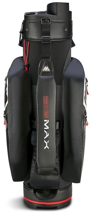 Big Max AQUA Silencio 4 Organizer cart bag, biela/čierna/červená