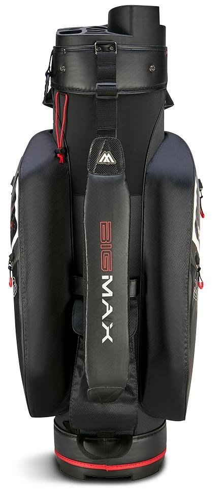 Big Max AQUA Silencio 4 Organizer cart bag, biela/čierna/červená