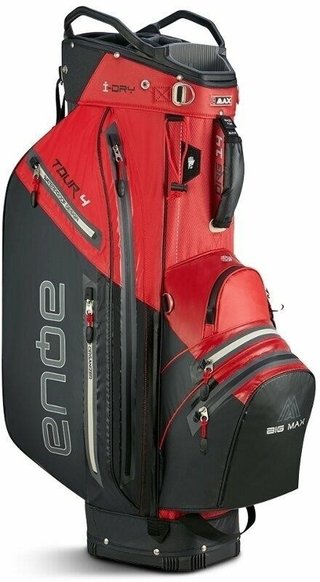 Big Max AQUA Tour 4 cart bag, červeno/čierny