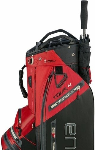 Big Max AQUA Tour 4 cart bag, červeno/čierny