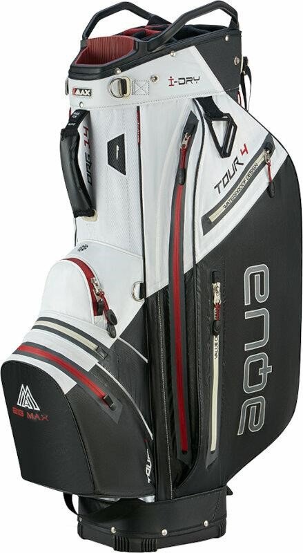 Big Max AQUA Tour 4 cart bag, biela/čierna/merlot