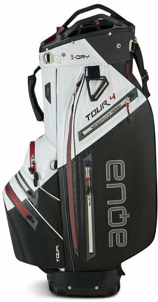 Big Max AQUA Tour 4 cart bag, biela/čierna/merlot