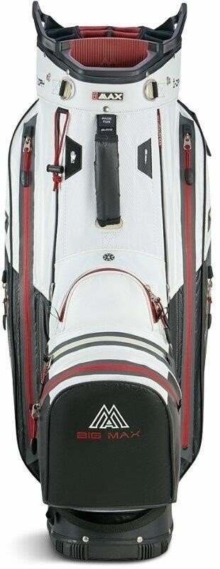 Big Max AQUA Tour 4 cart bag, biela/čierna/merlot