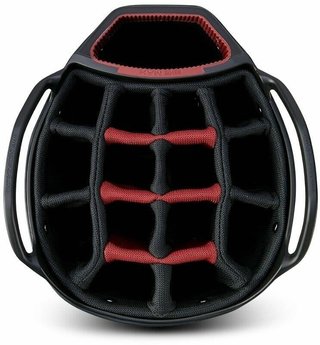 Big Max AQUA Tour 4 cart bag, biela/čierna/merlot