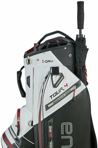 Big Max AQUA Tour 4 cart bag, biela/čierna/merlot