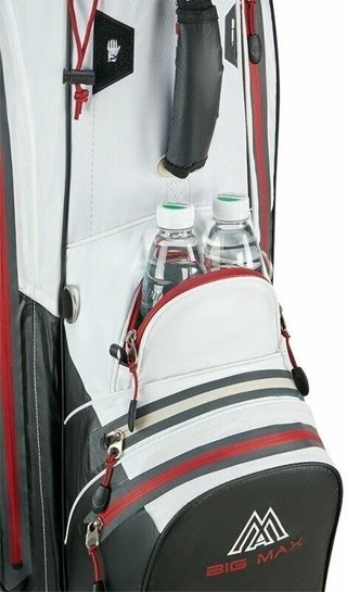 Big Max AQUA Tour 4 cart bag, biela/čierna/merlot