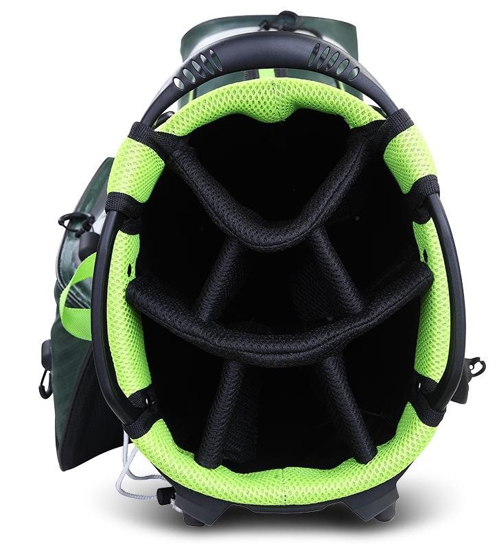 Big Max AQUA Eight G stand bag, lesná zelená/čierna/limetková