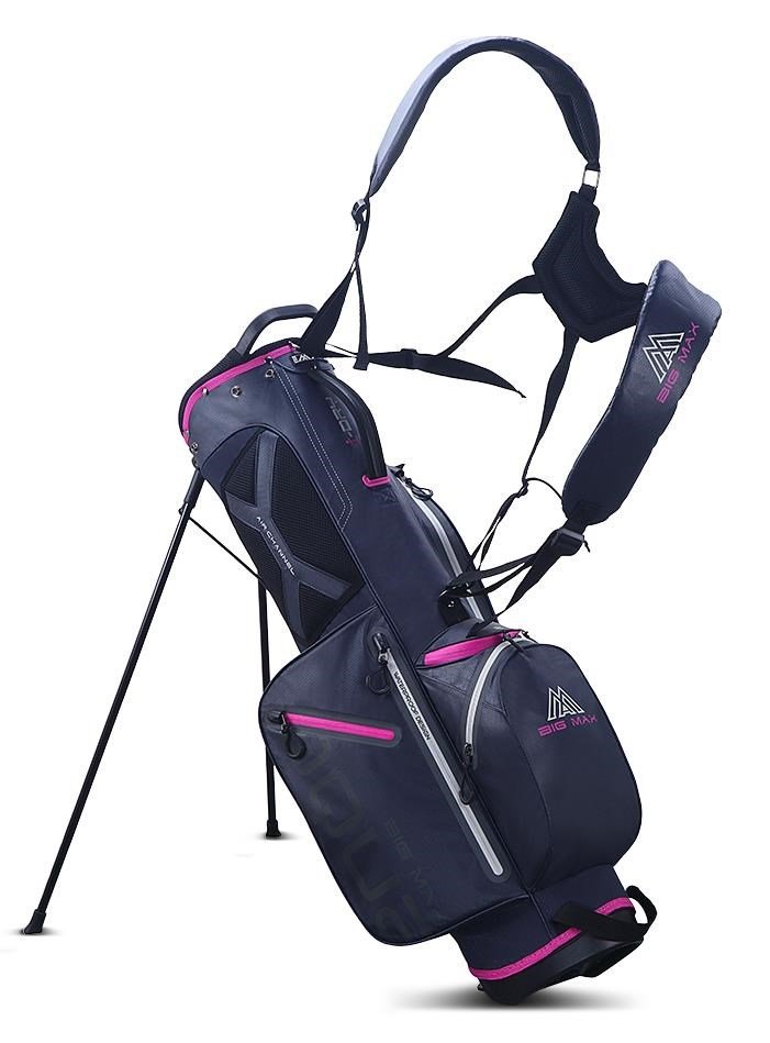Big Max AQUA Seven G stand bag, steel blue/fuchsia